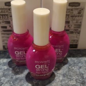 3 New broadway nails gel strong Jimmi's purple 💜